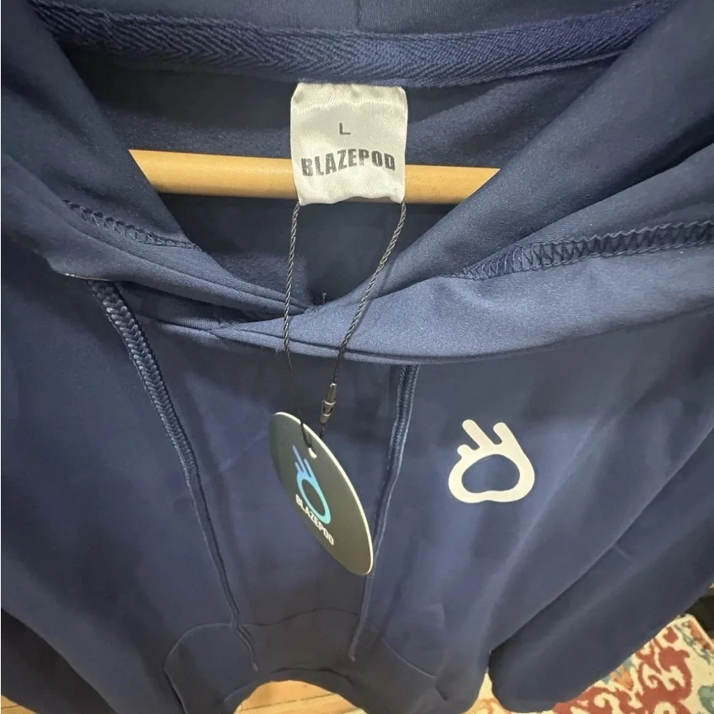 Blazepod Navy Blue Hoodie - Picture 1 of 8